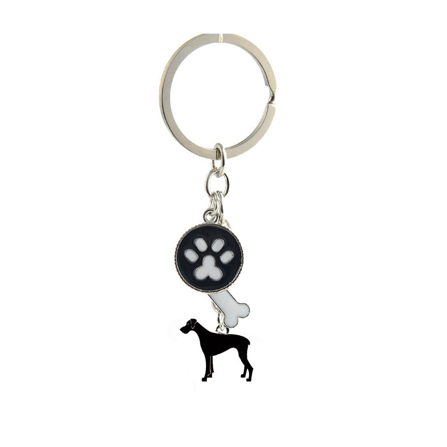 Wholesale Zinc Alloy Pet Keychain